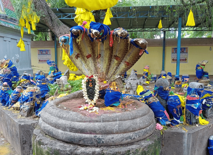 thirupampuram temple nagam statue