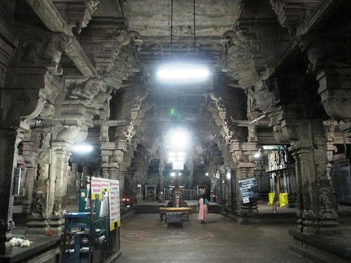 uraiyur panchavarneswarar temple inside view