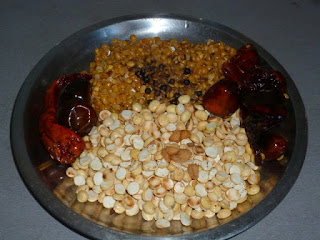 பருப்பு பொடி செய்ய தேவையான பொருட்கள்