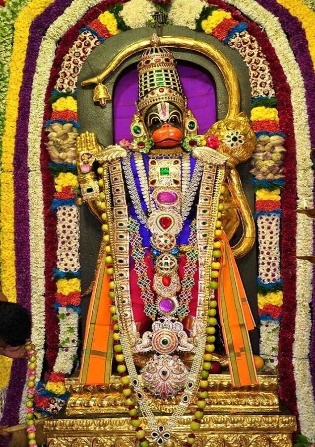 peelamedu anjaneyar special raja alangaram