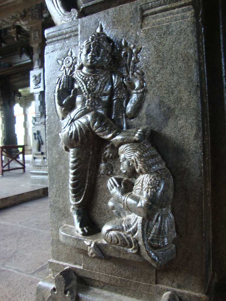 thiruindalur parimala ranganathar temple mahabali chakravarthy statue